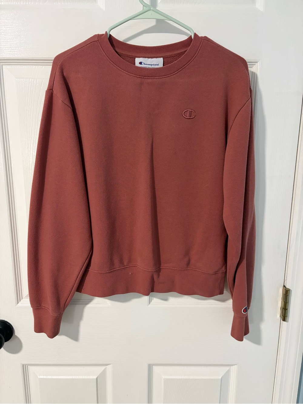 Champion Women’s Crewneck Sweatshirt - Rosewood
